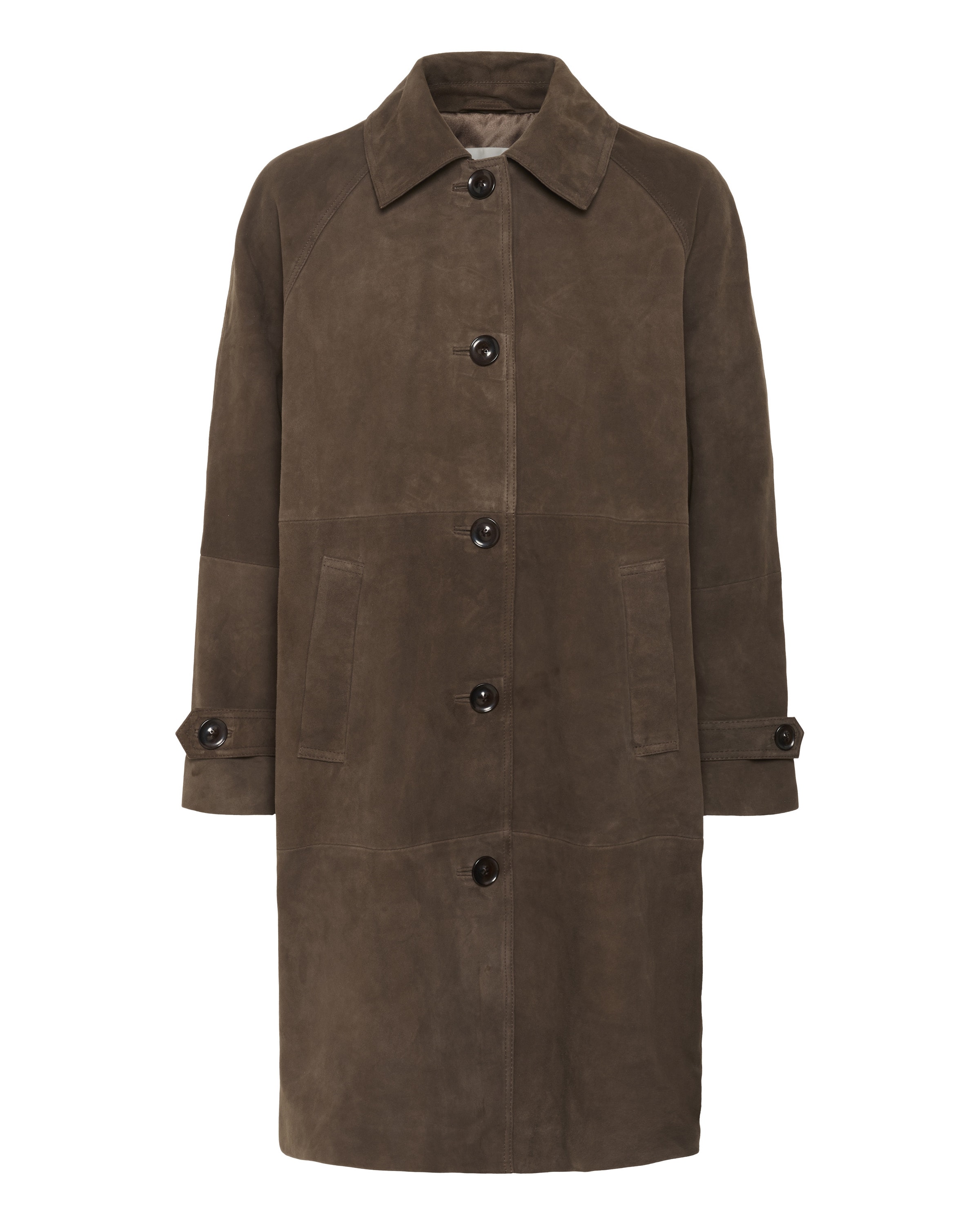 My Essential Wardrobe Overgangsfrakke i brun: forside