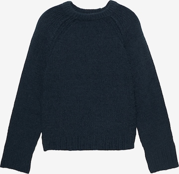 Pull&Bear Пуловер в синьо: отпред