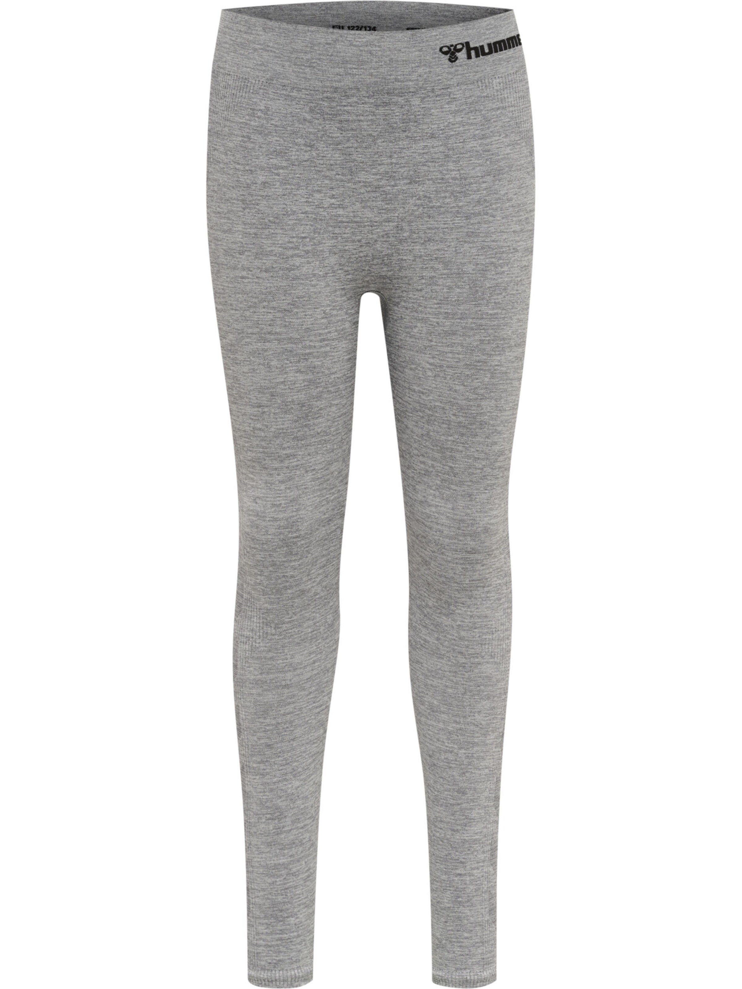 Hummel Skinny Leggings in Grijs: voorkant