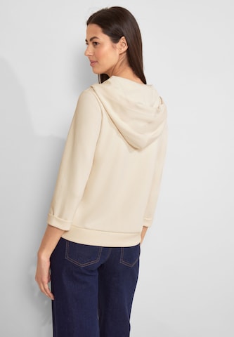 STREET ONE Sweatjacke in Beige