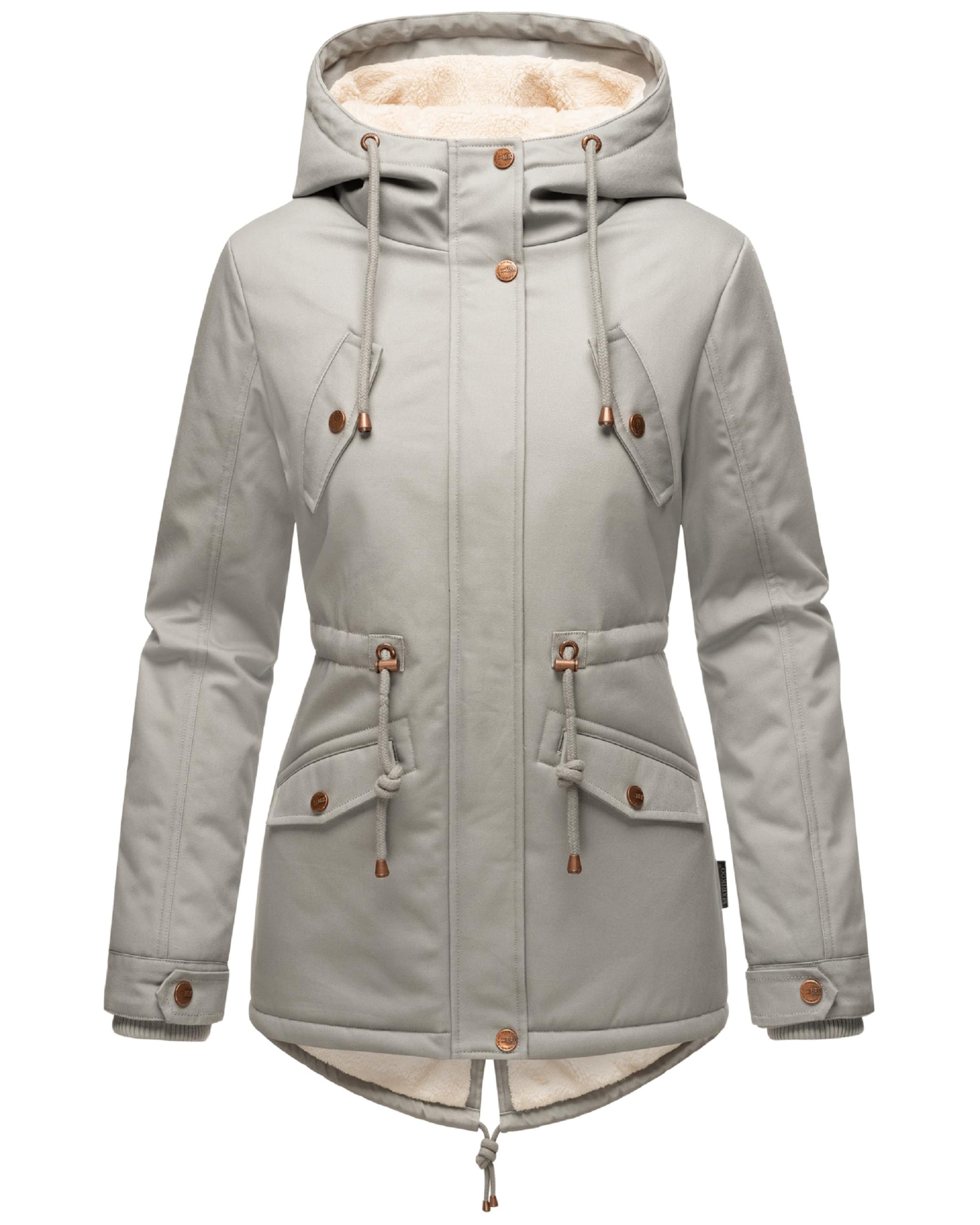 MARIKOOZimska parka 'Manolya' - siva boja