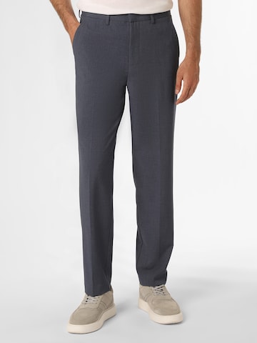 Lindbergh Pleated Pants in Blue: front