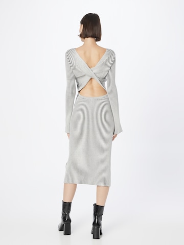 Gina Tricot Knitted dress 'Ebba' in Grey