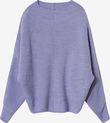 MANGO Sweater in Blue: front