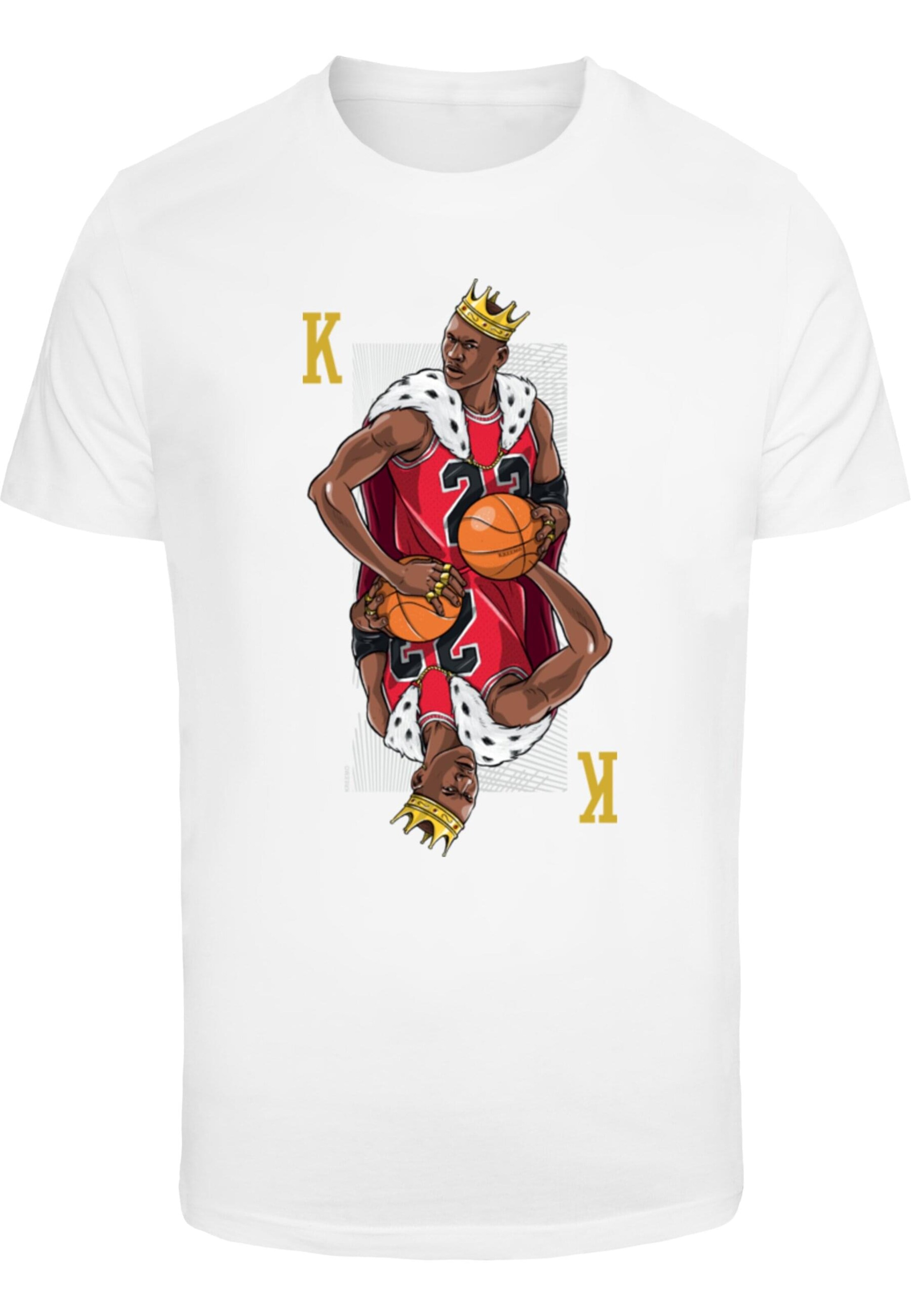 Mister Tee Shirt in Wit: voorkant