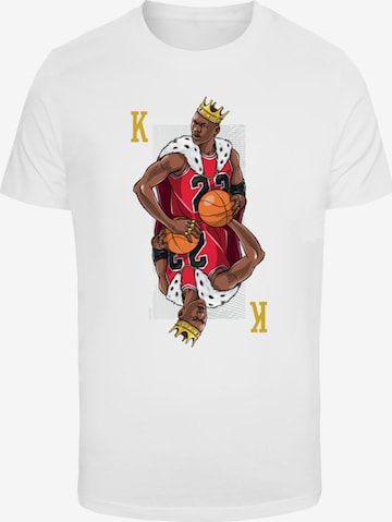 Mister Tee Shirt in Wit: voorkant
