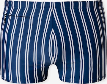 SCHIESSER Board Shorts ' Classic Swim ' in Blue: front