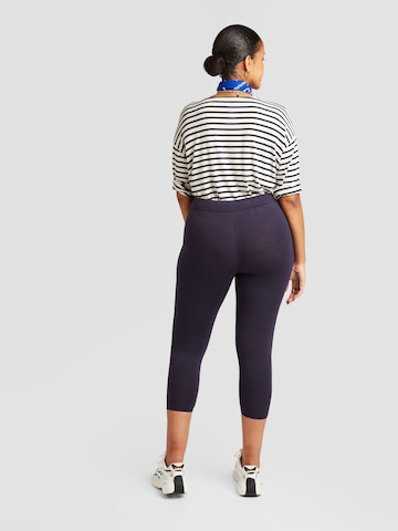 ONLY Carmakoma Skinny Leggings 'TIME' in Blauw