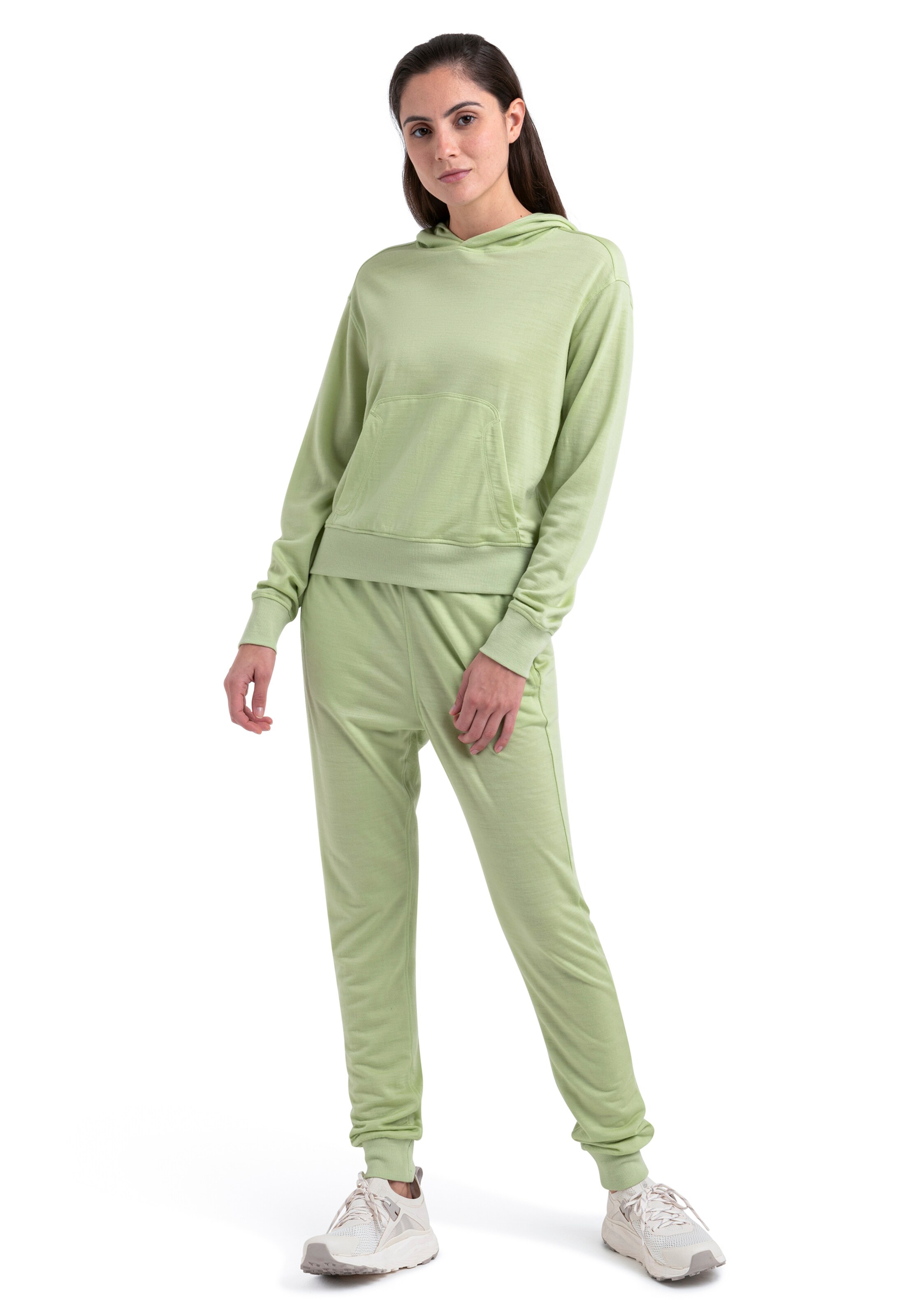 ICEBREAKER Суичър 'Crush II' в зелено