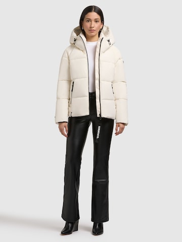 khujo Winter Jacket 'ONO' in White