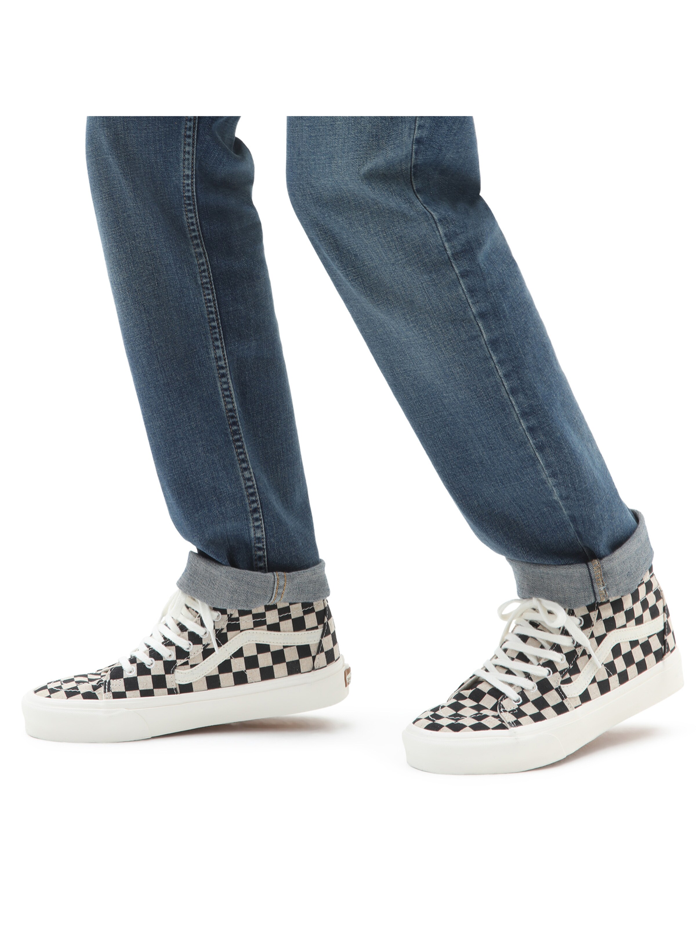 Vans hoog zwart wit best sale