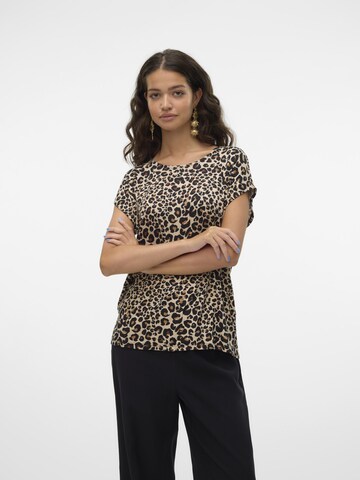VERO MODA Shirt 'Leo' in Beige: voorkant