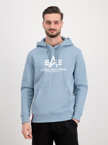 ALPHA INDUSTRIES Sweatshirt i blå: framsida