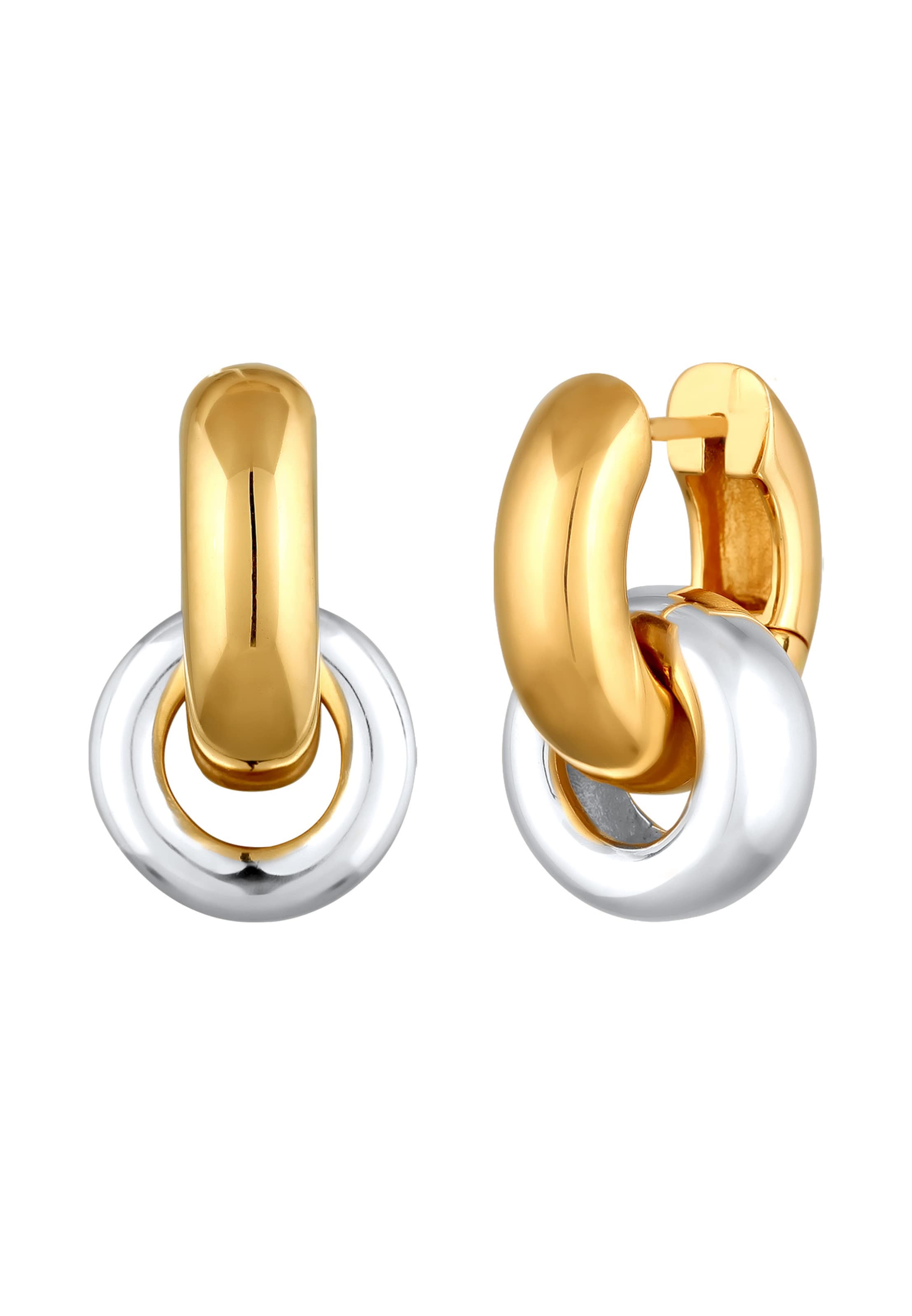 Boucles d'oreilles ELLI en argent : devant