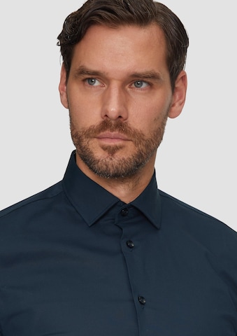 s.Oliver BLACK LABEL Regular Fit Businesshemd in Blau