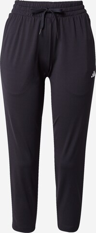 Pantalon de sport 'Aeroready Made4 3-Stripes Tapered' ADIDAS PERFORMANCE en noir : devant