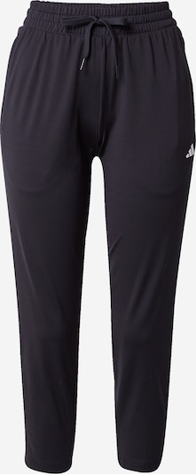 ADIDAS PERFORMANCE Pantalon de sport 'Aeroready Made4 3-Stripes Tapered' en noir / blanc, Vue avec produit