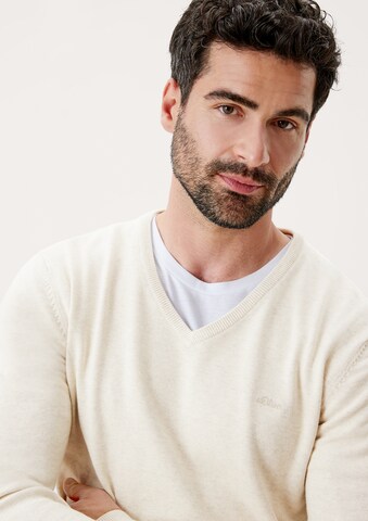 s.Oliver Pullover in Beige