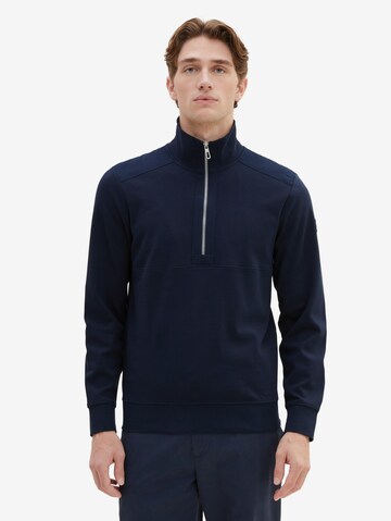 Sweat-shirt TOM TAILOR en bleu : devant