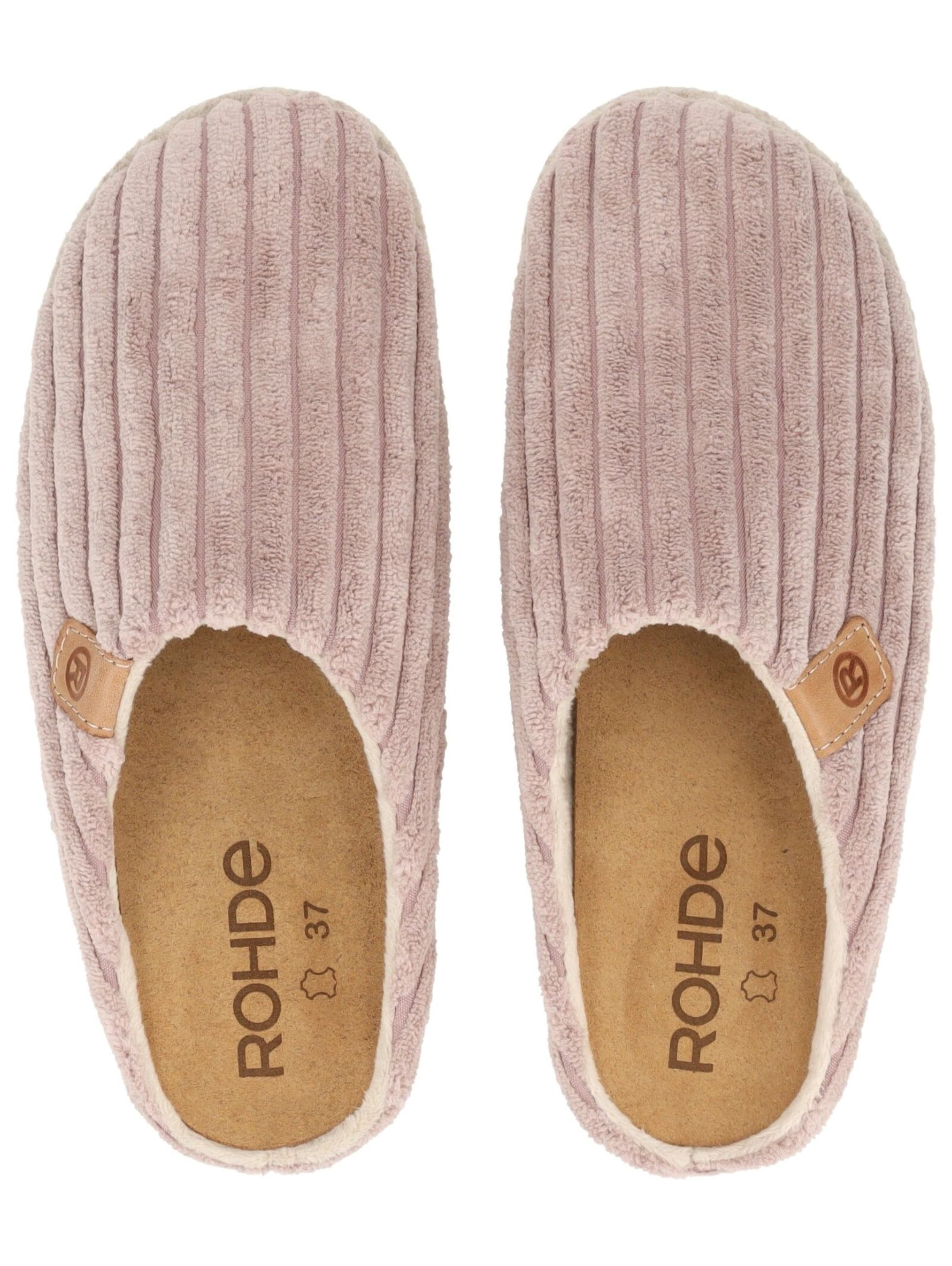 Pantoufle ROHDE en rose