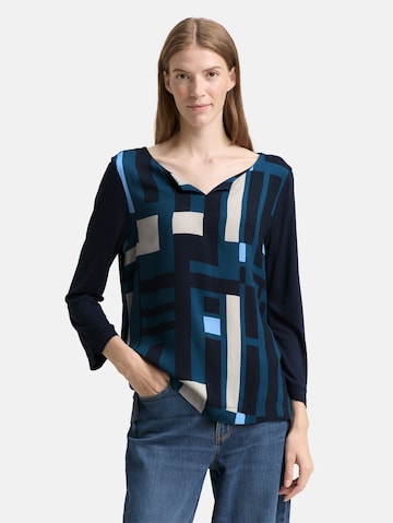 TOM TAILOR Shirt in Blue: front