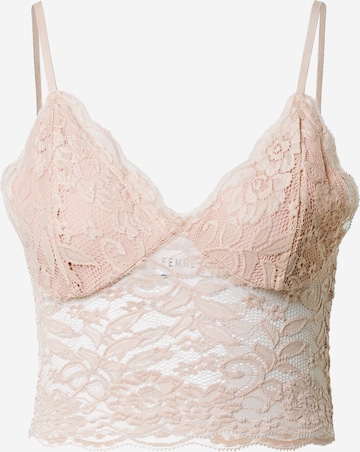 Femme Luxe Top 'GALILEA' in Pink: front