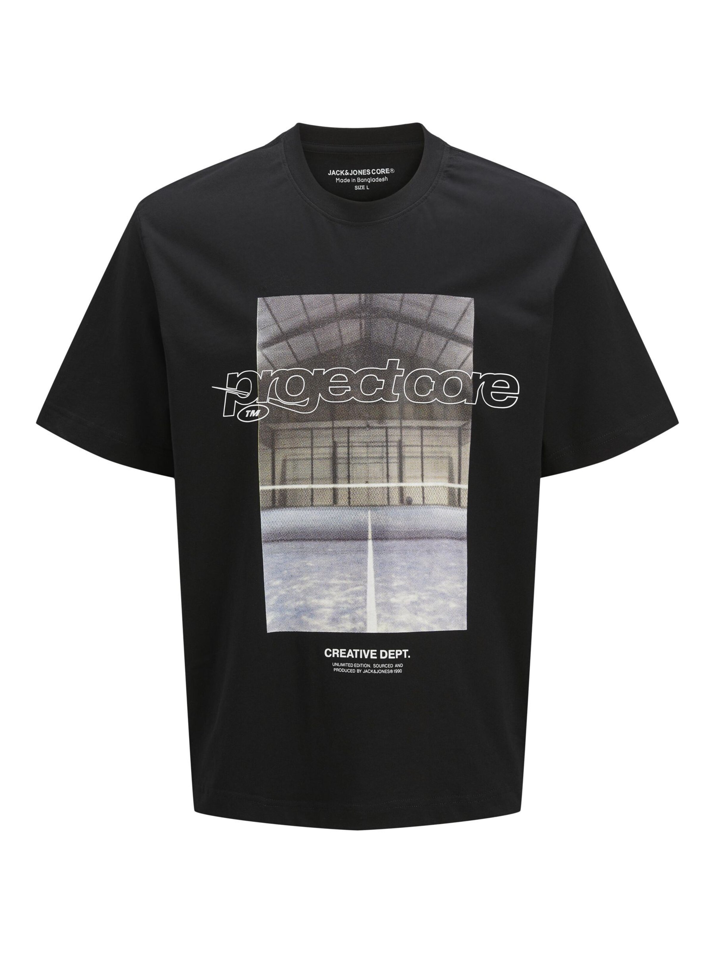 T-Shirt JACK & JONES en noir : devant