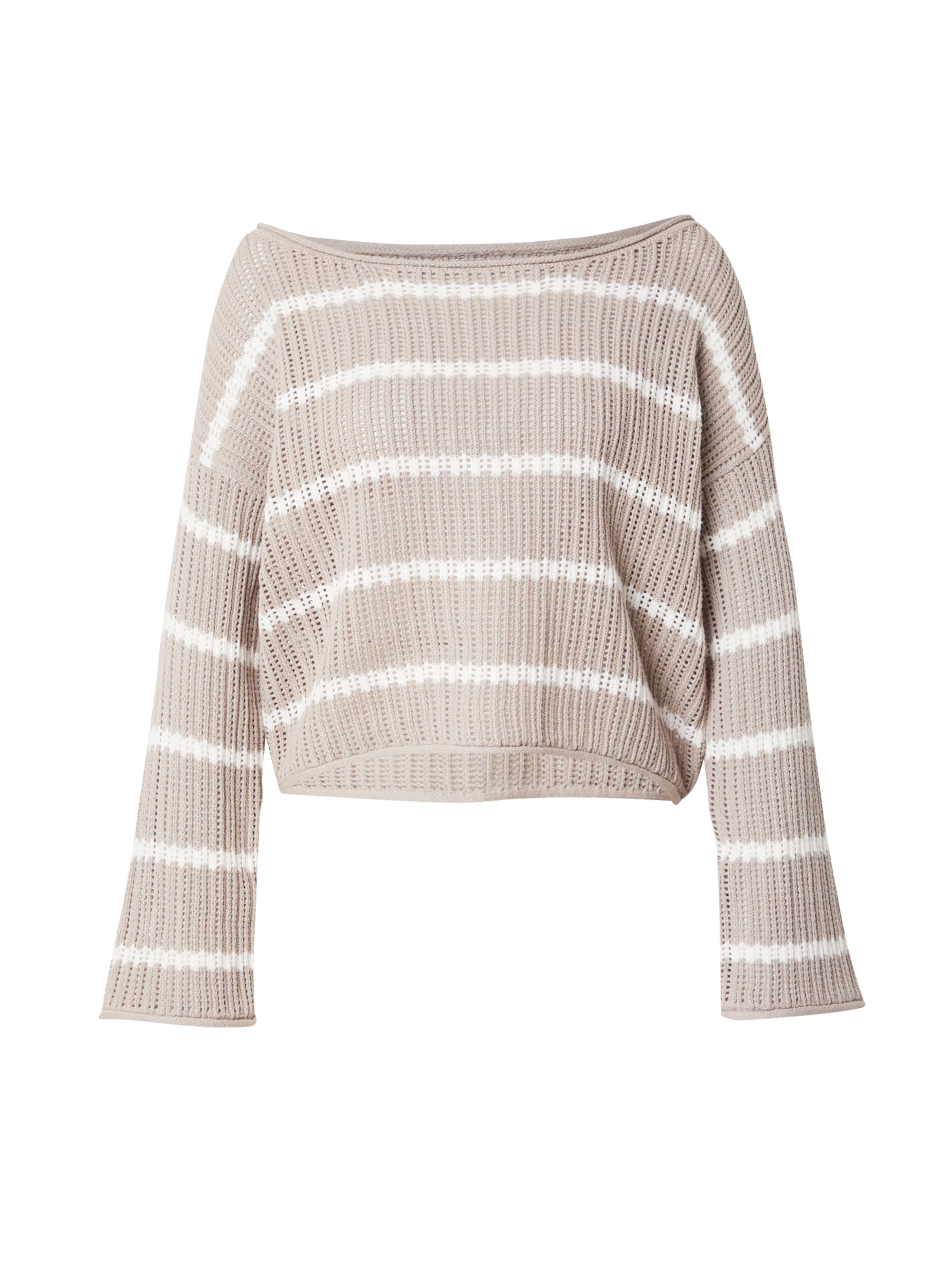 HOLLISTER Пуловер в сиво: отпред