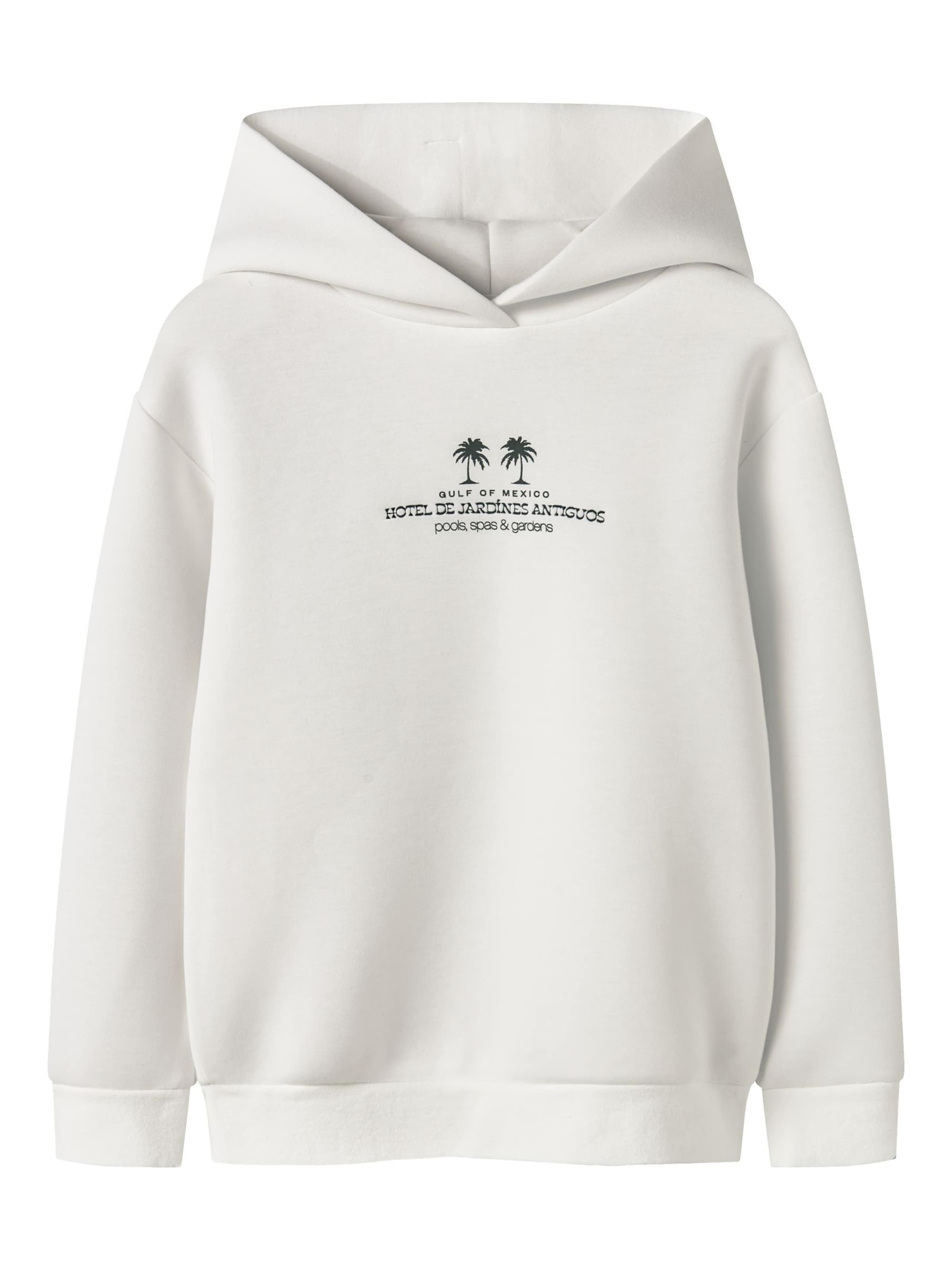 Sweat NAME IT en blanc : devant