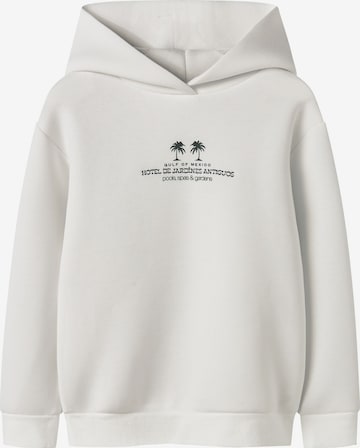 Sweat NAME IT en blanc : devant