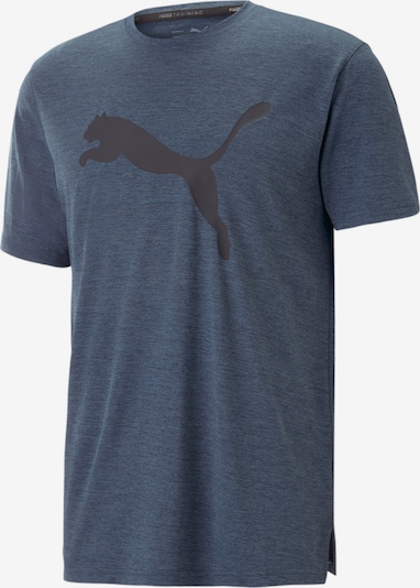 PUMA Camiseta funcional 'TRAIN FAV HEATHER CAT' en azul paloma / negro, Vista del producto