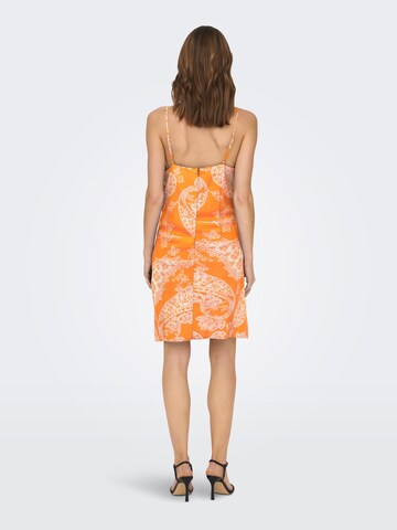 ONLY Kleid 'CARO' in Orange