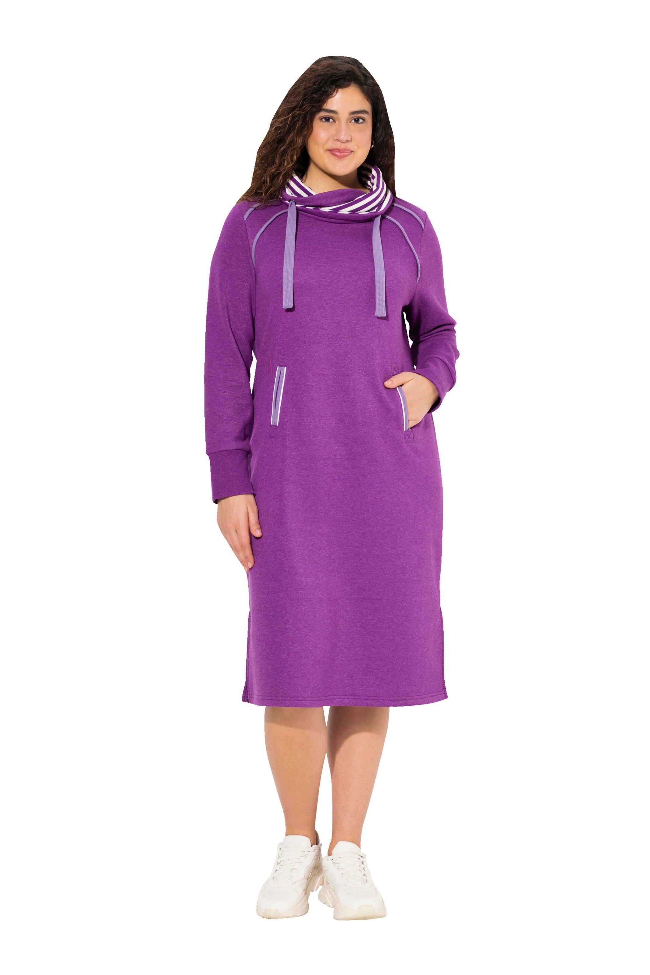 Ulla Popken Jurk in Lila: voorkant