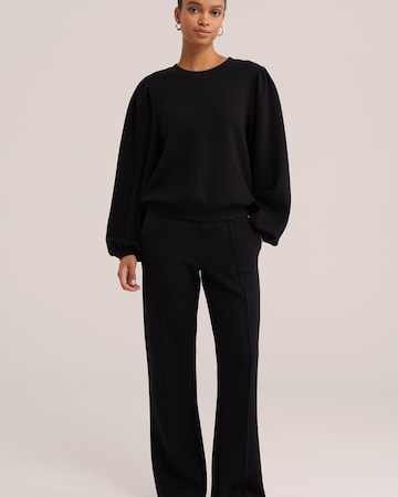juoda WE Fashion Megztinis be užsegimo