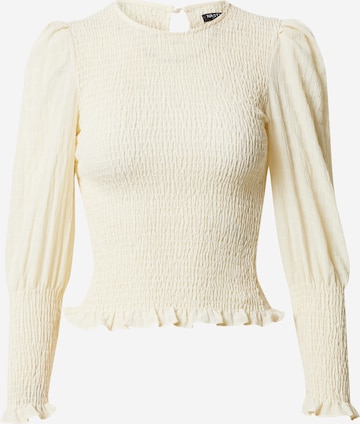 Nasty Gal - Blusa en beige: frente