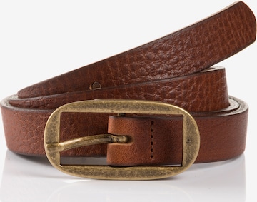 Ceinture 'MARIAH' TOM TAILOR en marron : devant