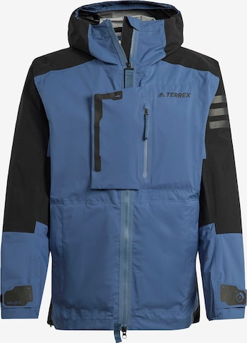 ADIDAS TERREX Outdoor jacket in Blue: front