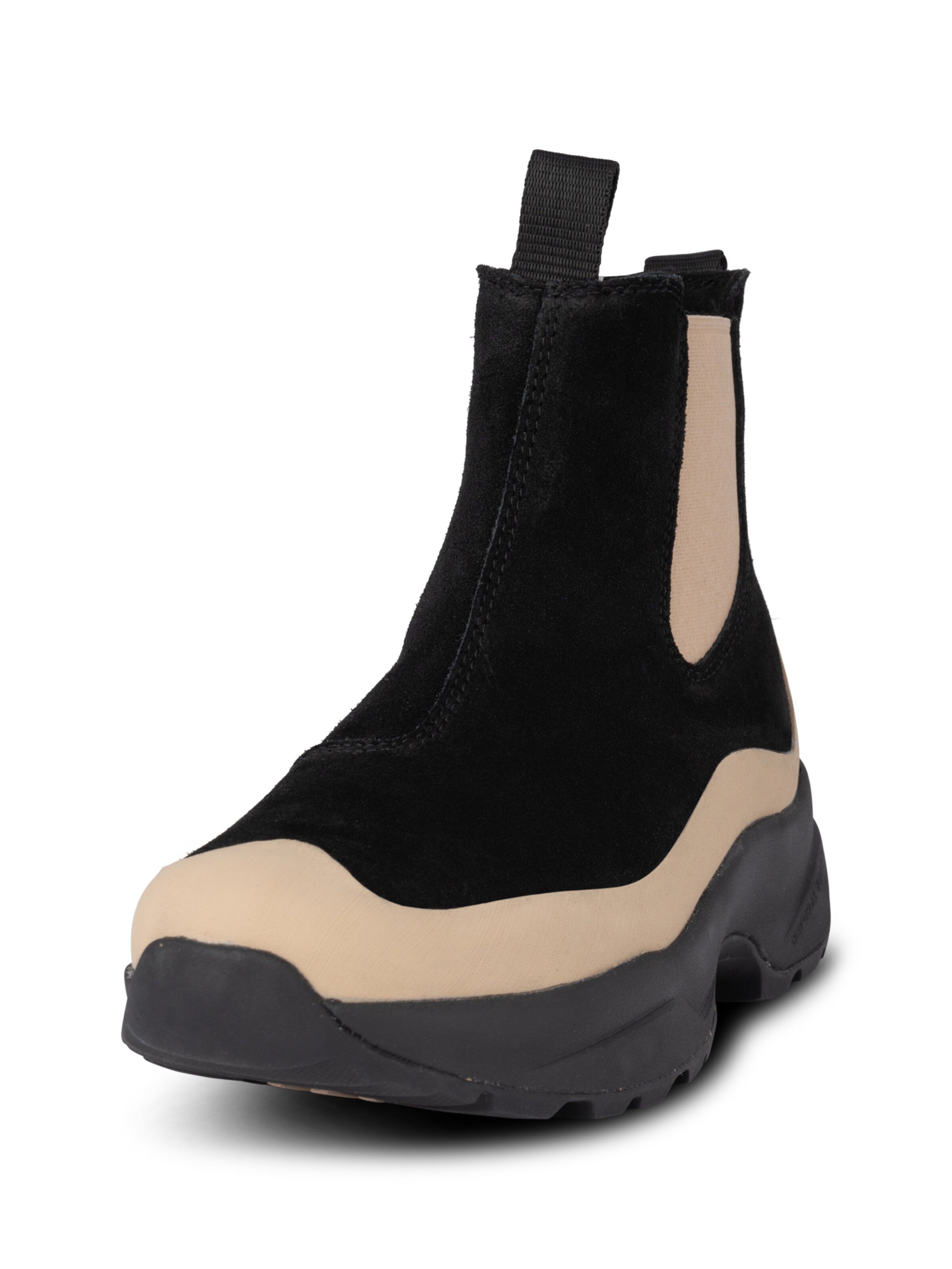 WODEN Chelsea boots ' Solveig Suede Waterproof ' in Zwart