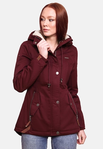 MARIKOO Winter jacket 'Bikoo' in Red: front