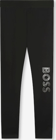 BOSS Kidswear Regular Leggings in Zwart: voorkant