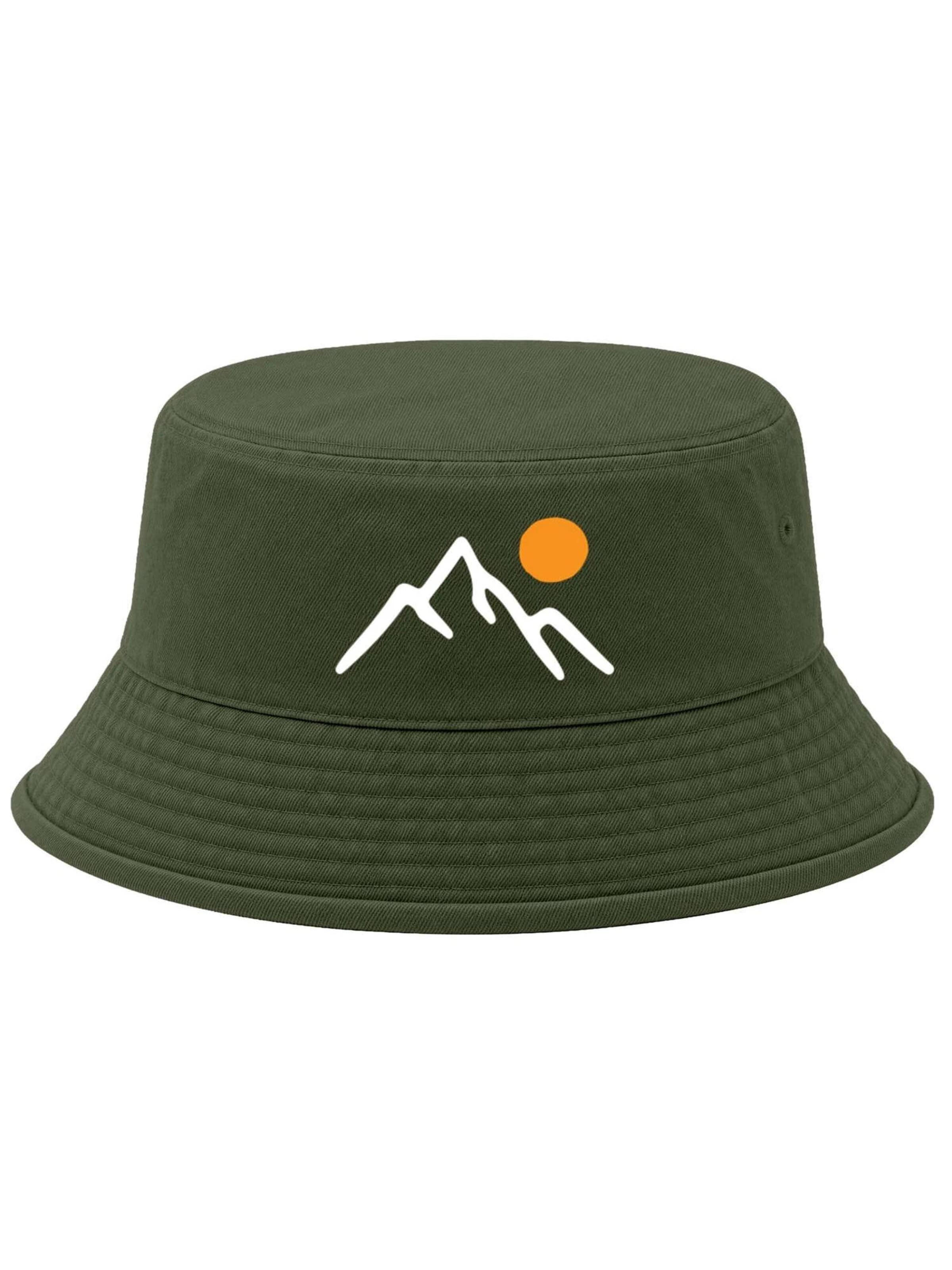 Neverless Hat 'Mountain Sun' in Green: front