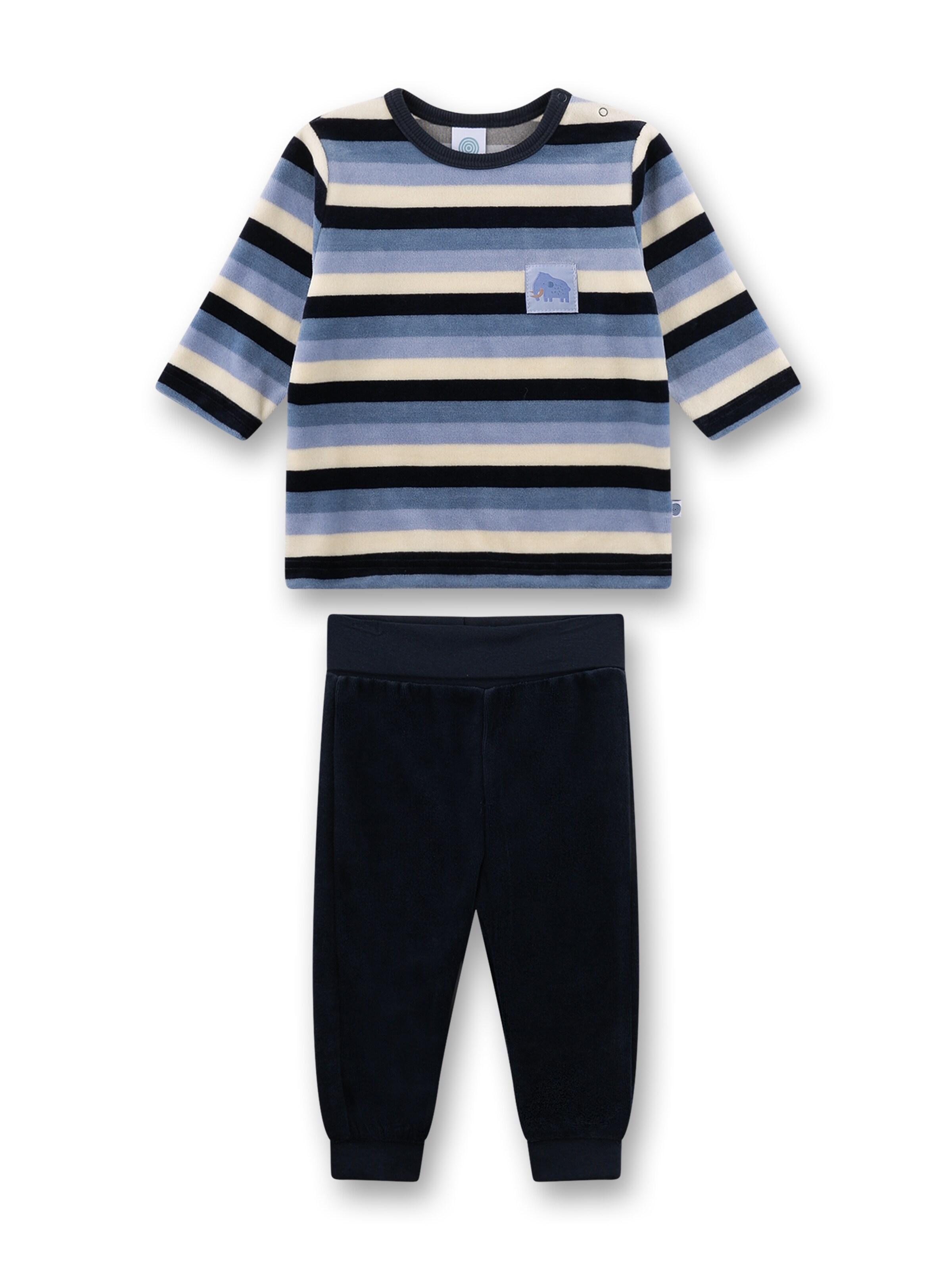 Sanetta Schlafanzug in Blau: Vorderseite