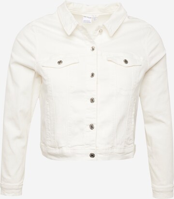 Vero Moda Curve - Chaqueta de entretiempo 'WILD SOYA' en blanco: frente