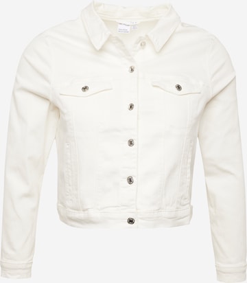 Vero Moda Curve Between-Season Jacket 'WILD SOYA' in White: front