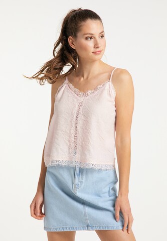 MYMO Top in Pink: front