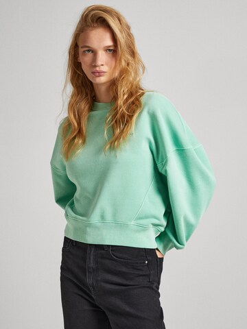 Pepe JeansSweater majica 'LYNETTE' - zelena boja: prednji dio