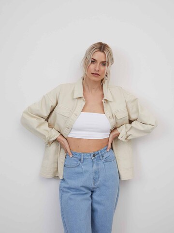 LeGer by Lena Gercke Between-Season Jacket 'Farine' in Beige: front