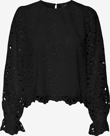 VERO MODA Blouse 'KEJSA' in Zwart: voorkant