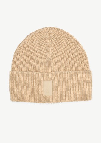 comma casual identity Beanie in Beige: front