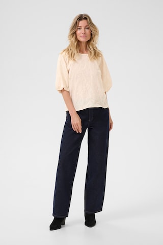 Cream Bluse 'Luna' i beige